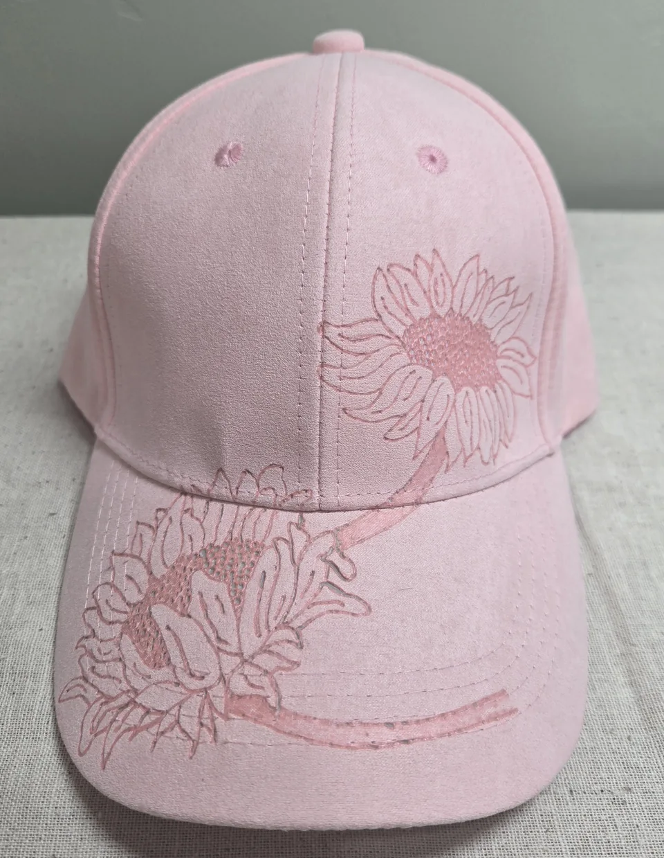 Blush Sunflower Cap