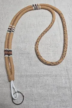 Earthstone Beaded Lanyard