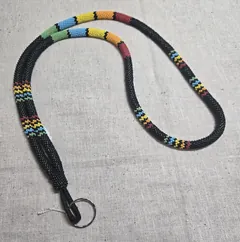 Handmade Beaded Lanyard Necklace