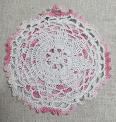 Rose Dawn Crochet Hot Pad
