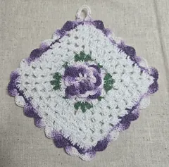Violet Bloom Square