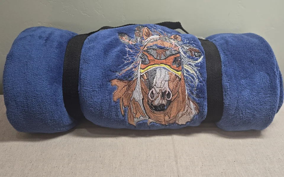 Spirit Horse Travel Blanket