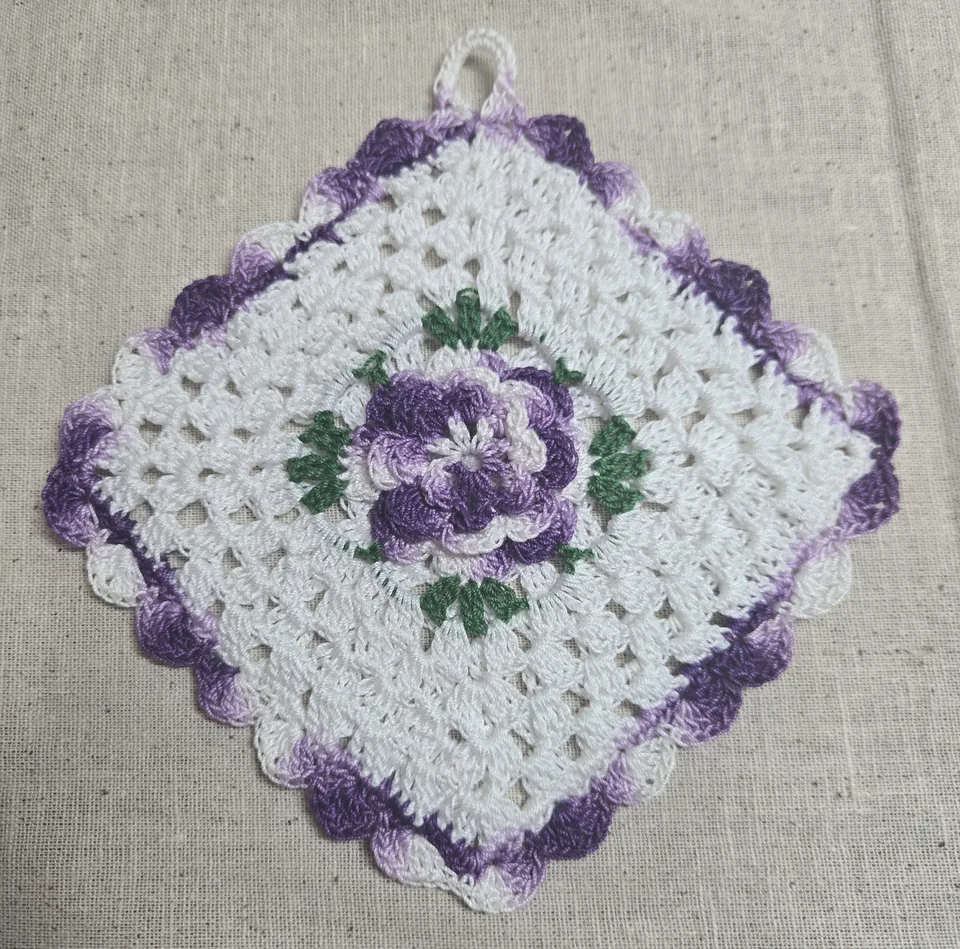 Violet Bloom Square