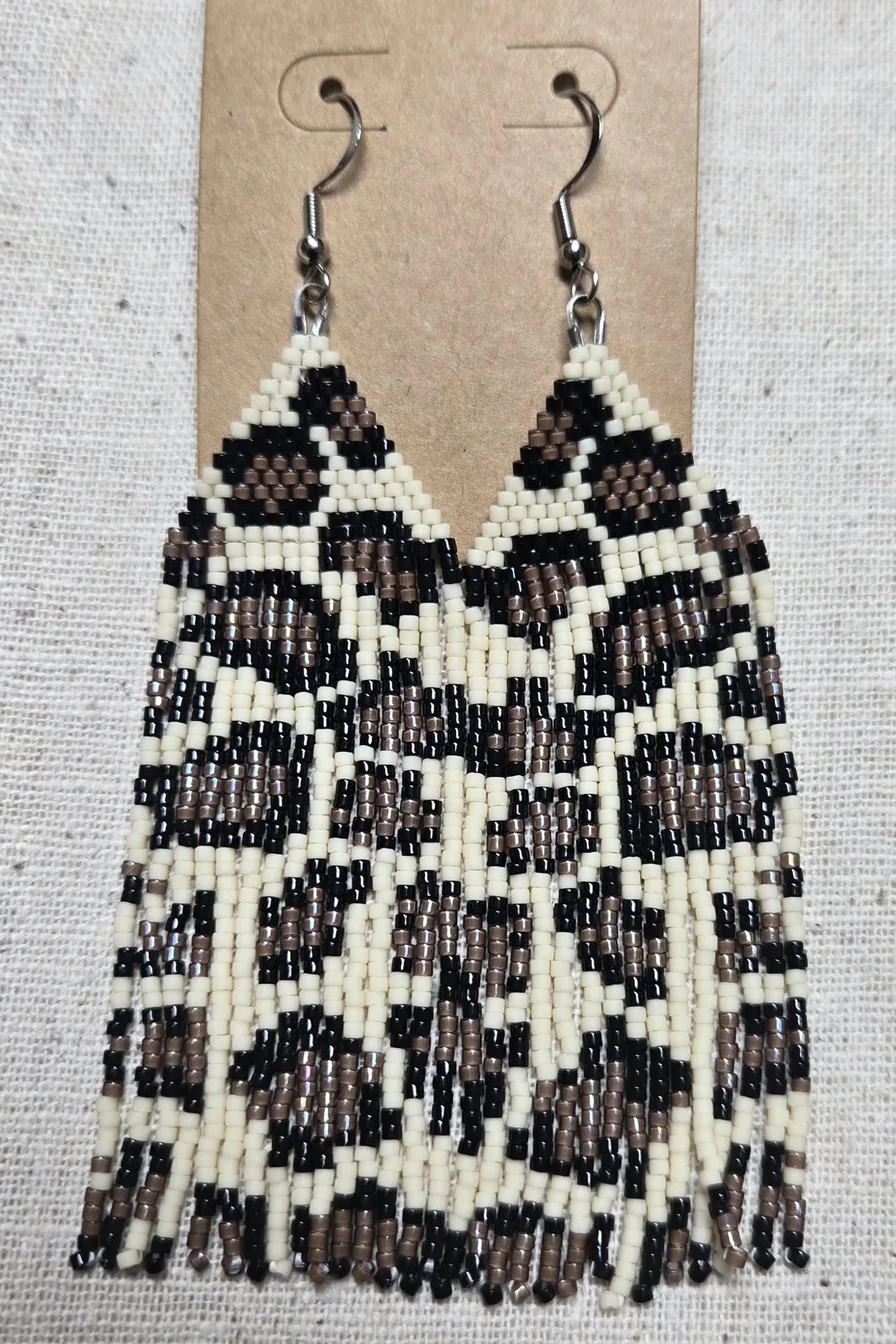 Wild Spirit Beaded Earrings